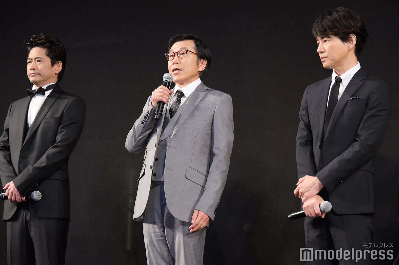 萩原聖人、平田満、吉岡秀隆 （C）モデルプレス
