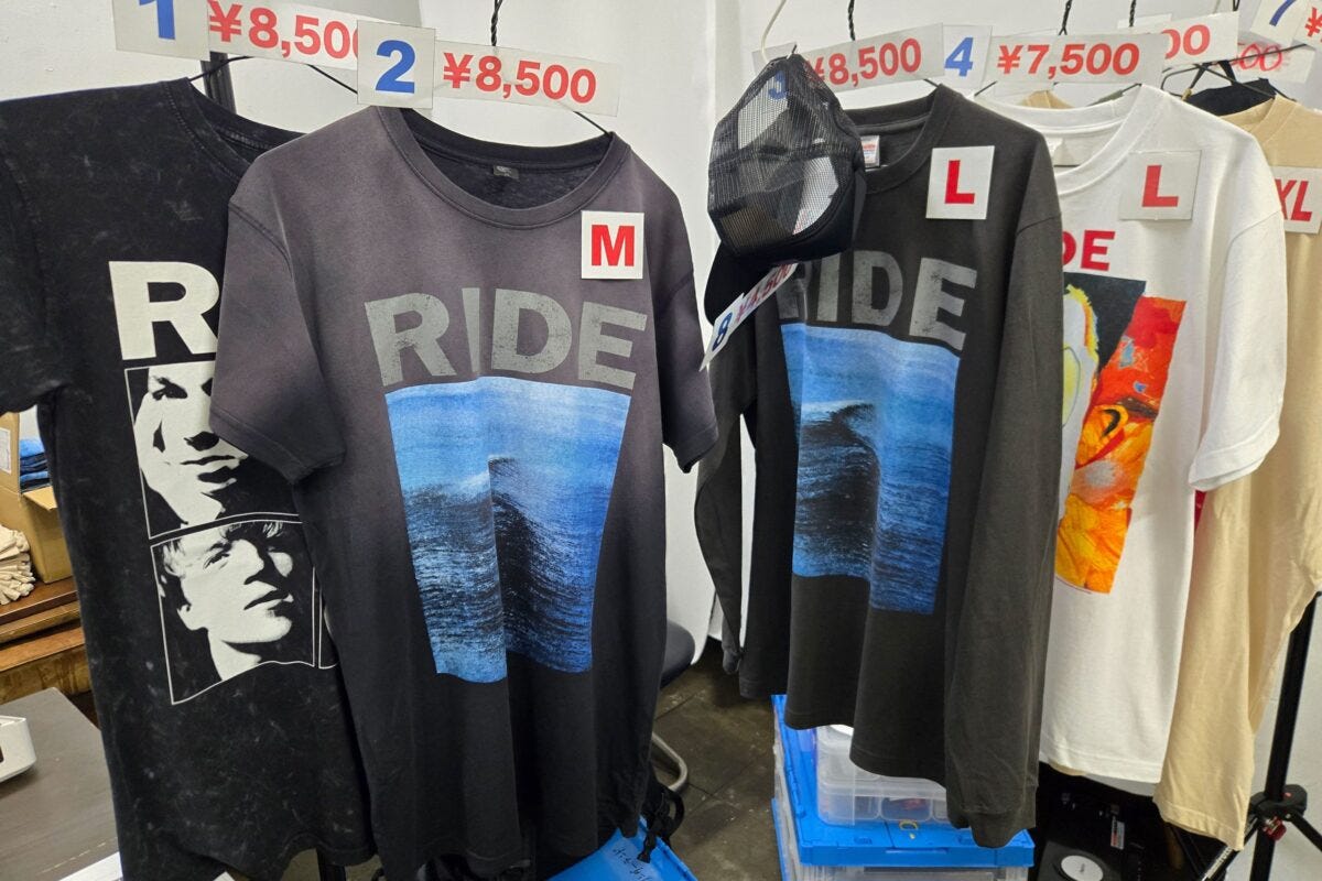 Rideポップストアの様子