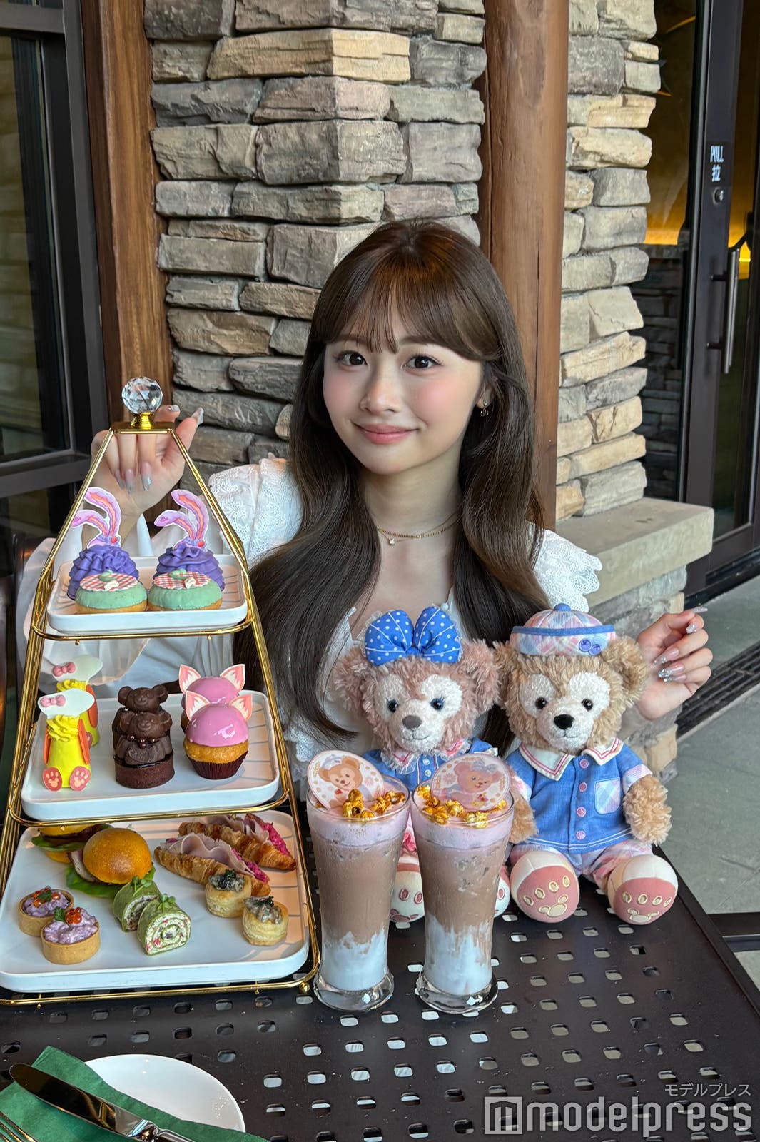 ダッフィー&フレンズ 春の味覚ティーセット(C)モデルプレス