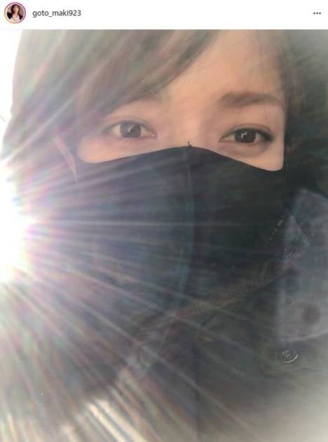 神々しさが 後藤真希 お茶目マスク 美肌shotに反響 肌キレイ 女神降臨 モデルプレス