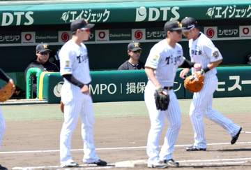 阪神 大山がスタメン落ち 木浪が一塁で先発出場 クリーンアップは森下、佐藤輝、前川と今季初の組み合わせ 大竹と坂本のバッテリー