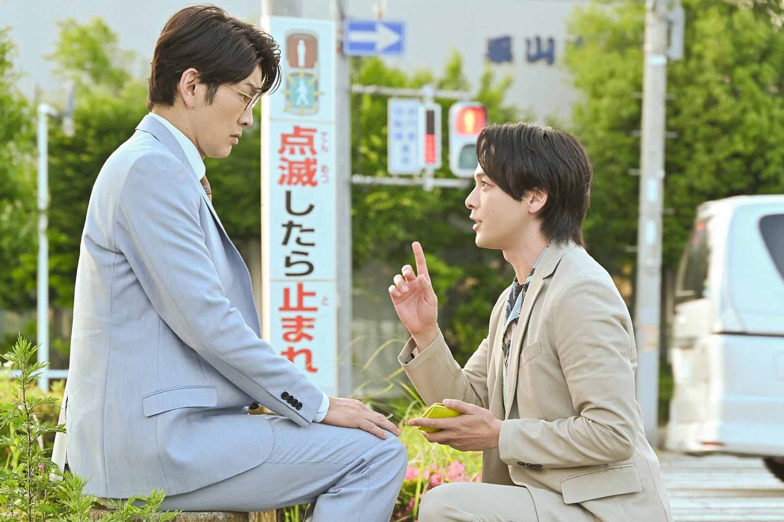 丸山智己、中村倫也「石子と羽男―そんなコトで訴えます？―」第1話より（C）TBS