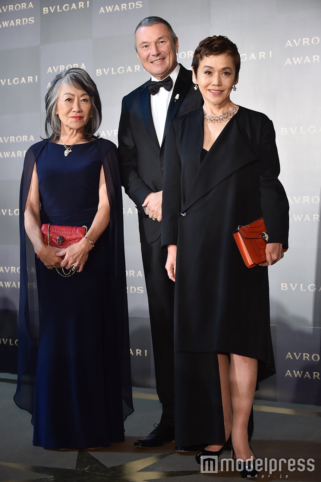 奈良橋陽子、ジャン・クリストフ・ババン、大竹しのぶ （C）モデルプレス