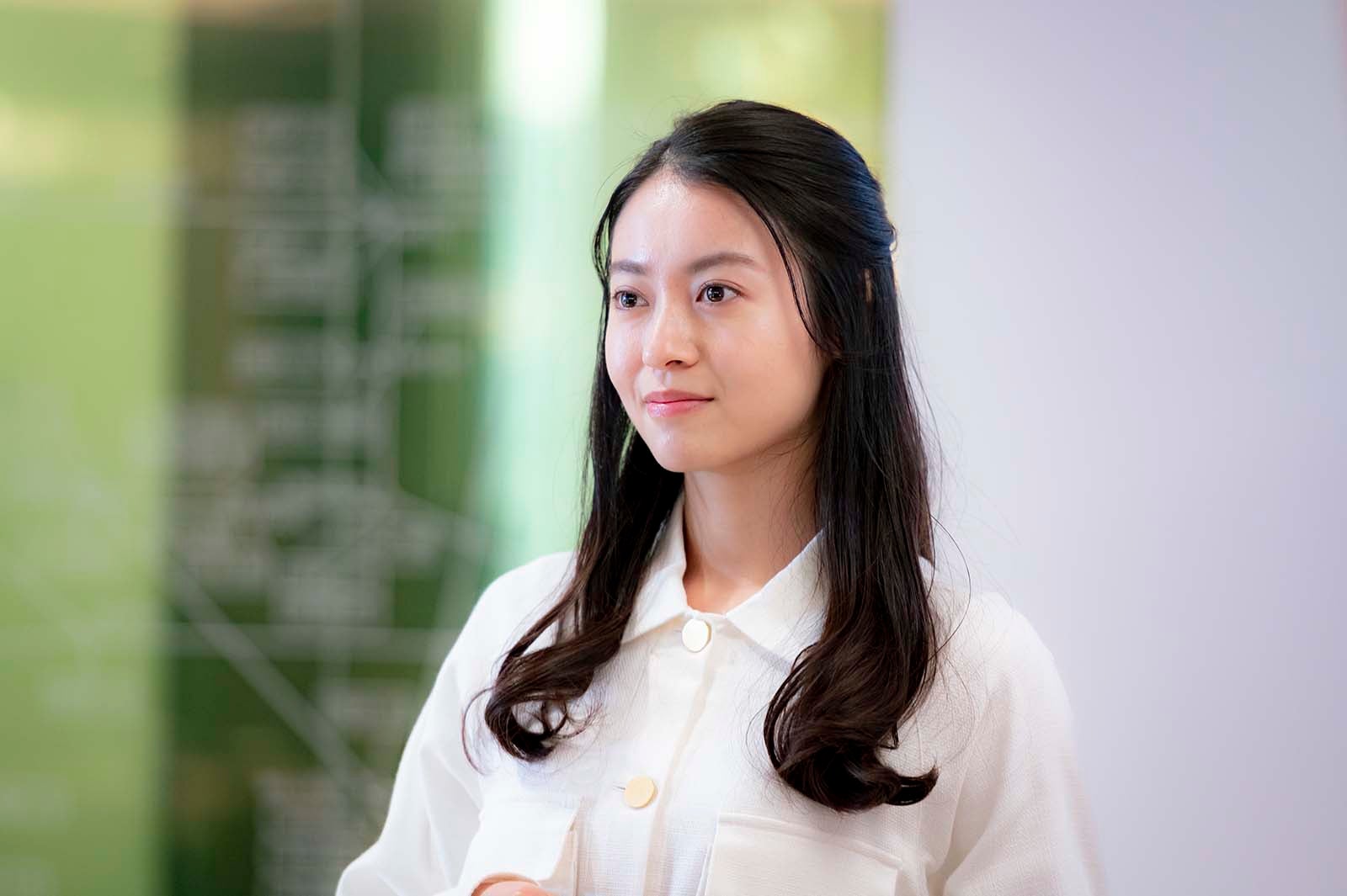 田辺桃子／「夕暮れに、手をつなぐ」最終話より（C）TBS