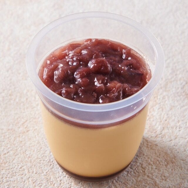 シャトレーゼ 餡とプリン シャトレーゼの小豆と生クリームが楽しめる餡とプリン
