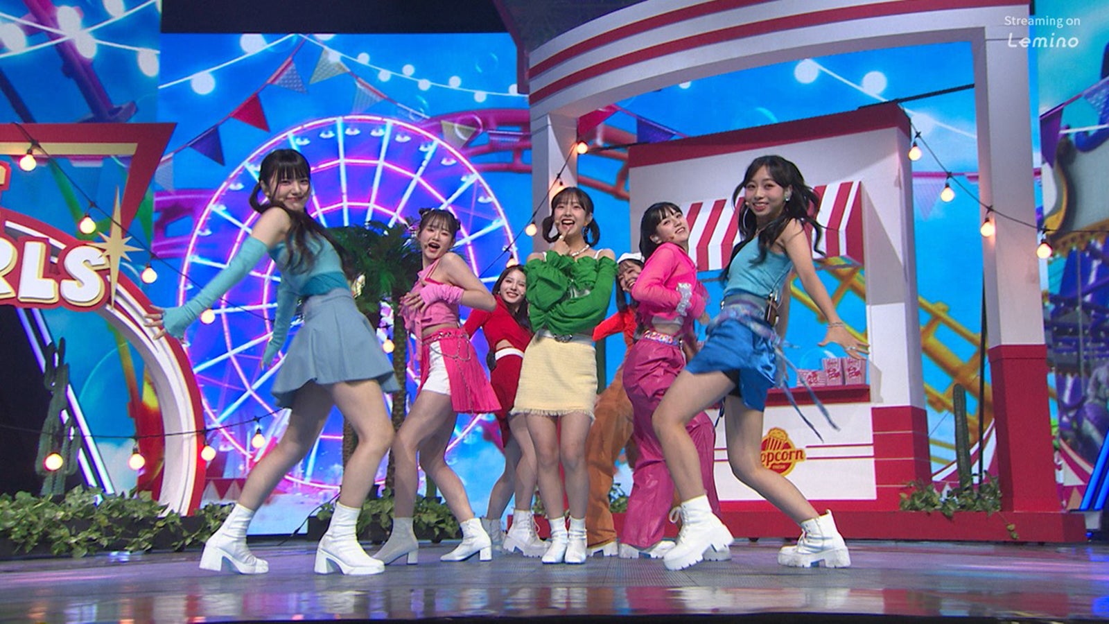 「Popcorn」PRODUCE 101 JAPAN THE GIRLS」第9話より（C）PRODUCE 101 JAPAN THE GIRLS