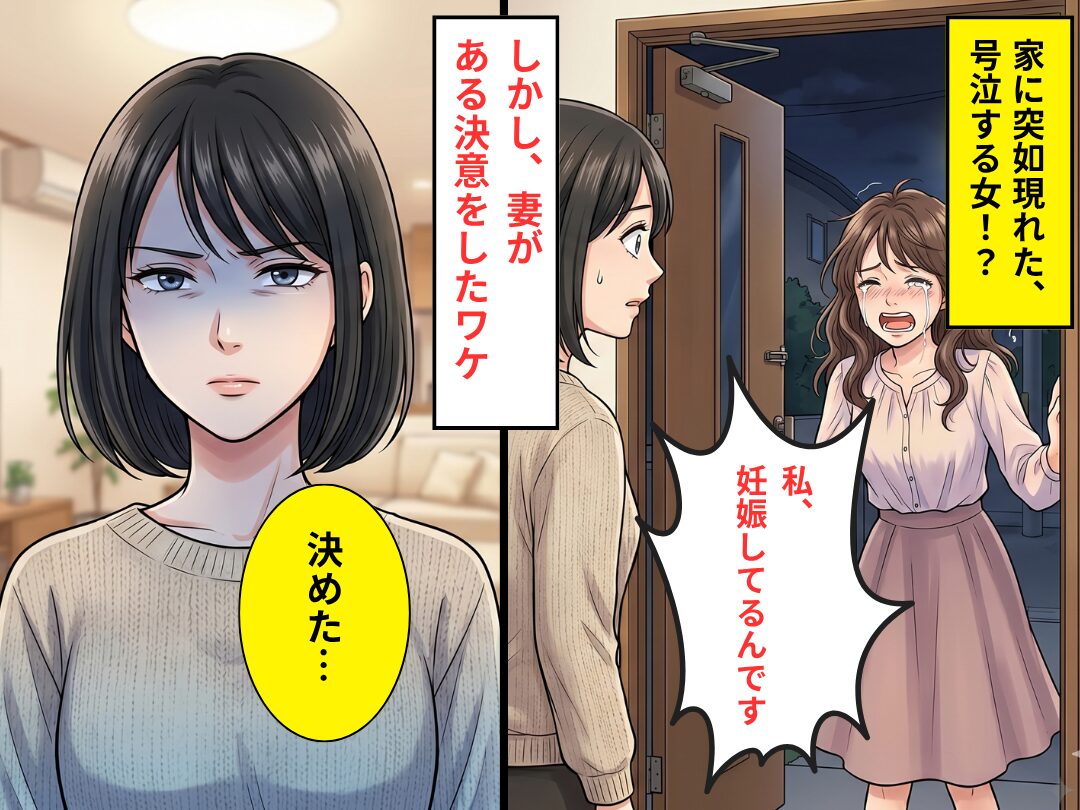 「私、妊娠してるんです」家に突如現れた号泣する女！？だが直後⇒ドン引きした妻がある【決意】をしたワケ