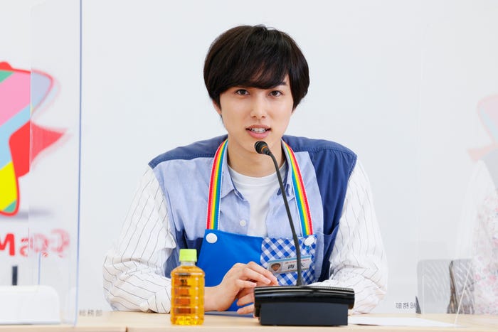 尾崎匠海/「コンビニ★ヒーローズ ~あなたのSOSいただきました!!~」取材会より