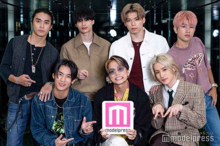 (左上から時計回り)砂田将宏、海沼流星、加納嘉将、奥田力也、松井利樹、日高竜太、深堀未来 (C)モデルプレス