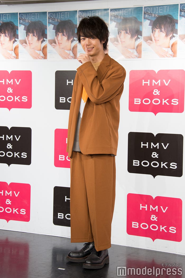 『溝口琢矢ファースト写真集「QUIET!」』発売記念イベントを開催した溝口琢矢(C)モデルプレス