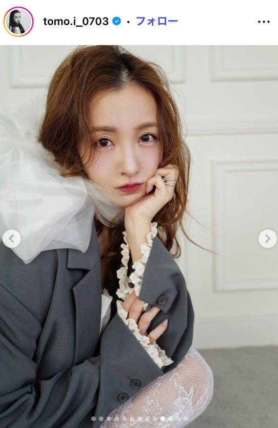 板野友美Instagramより