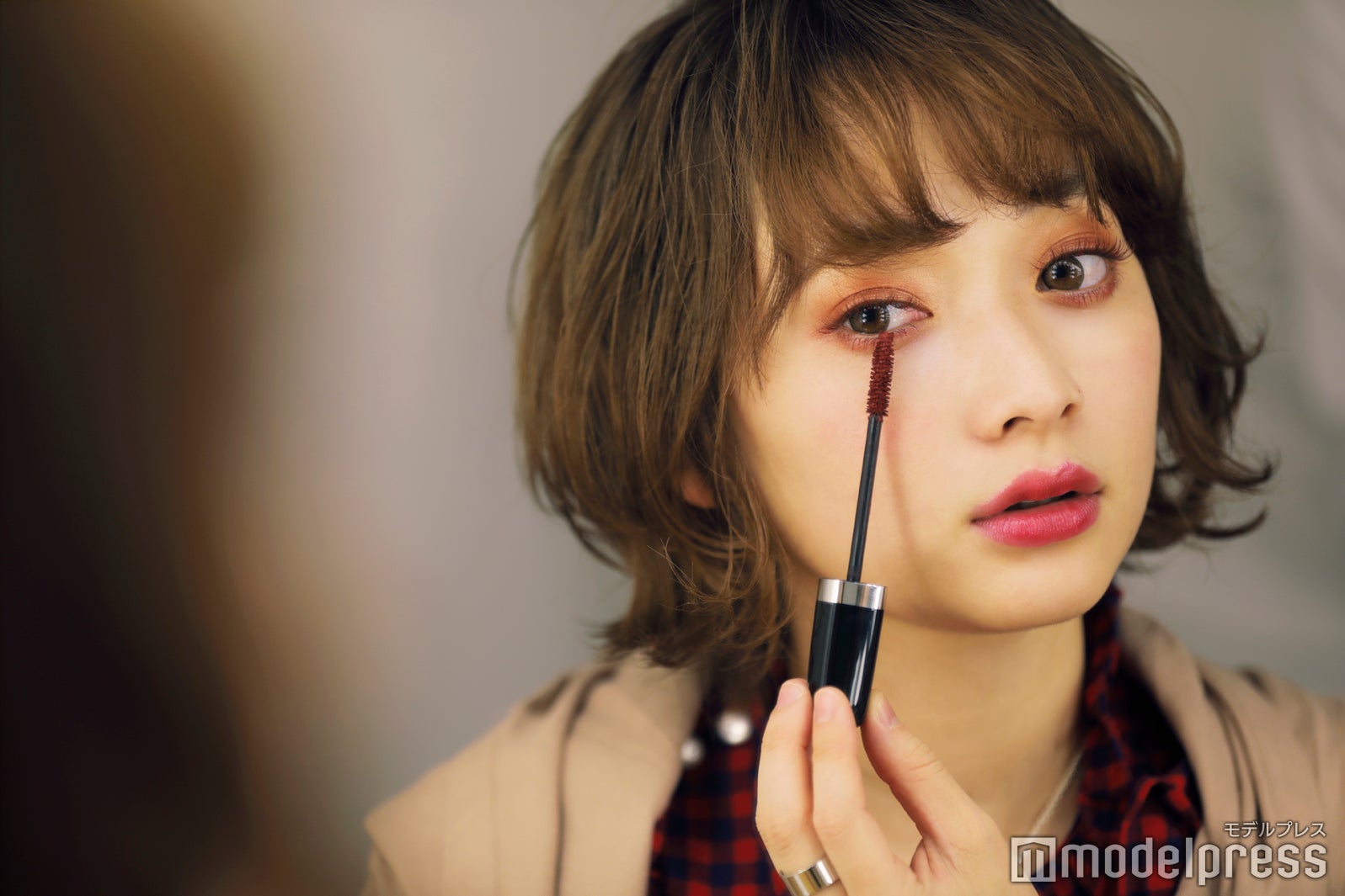 メイクの仕上がりは…（C）モデルプレス