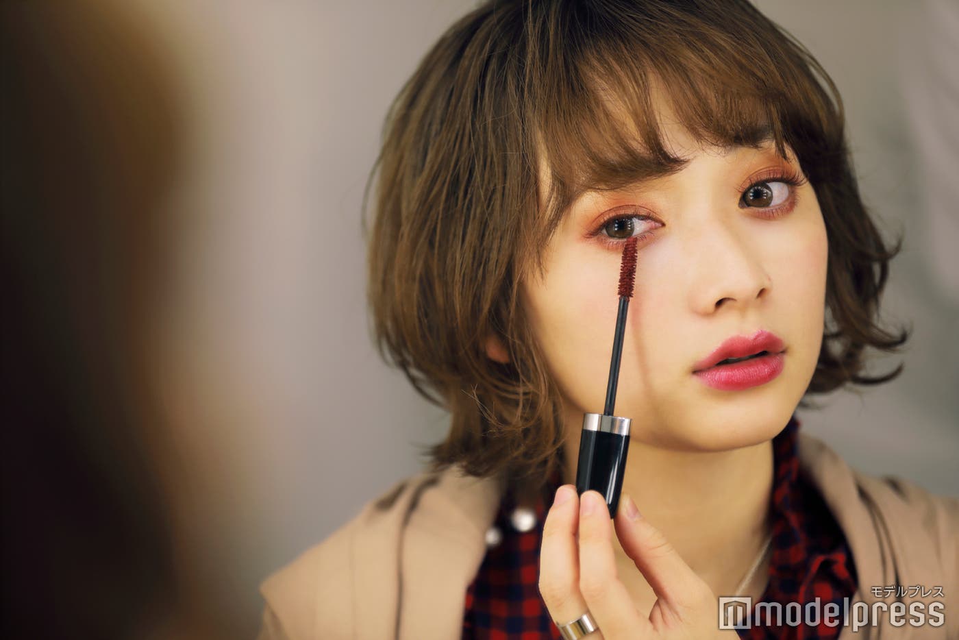 メイクの仕上がりは…(C)モデルプレス