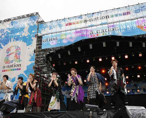 超特急、かっこよさ・かわいさ・コミカルな一面全部出しきった!和風衣装でお祭り騒ぎ<a-nation>