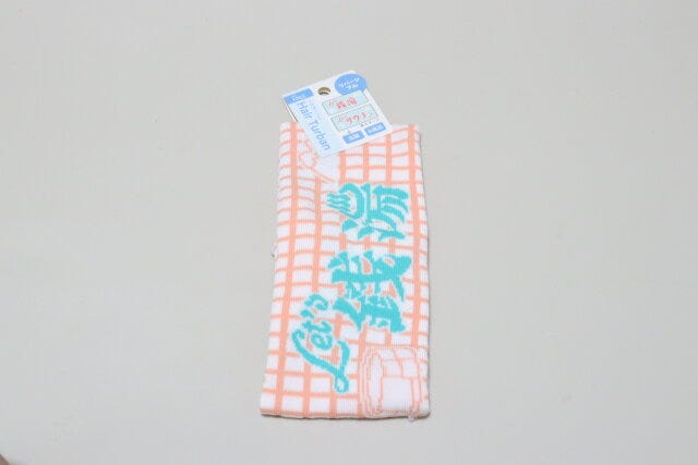 婦人ネオ銭湯柄ヘアターバン パッケージ 婦人ネオ銭湯柄ヘアターバン パッケージ