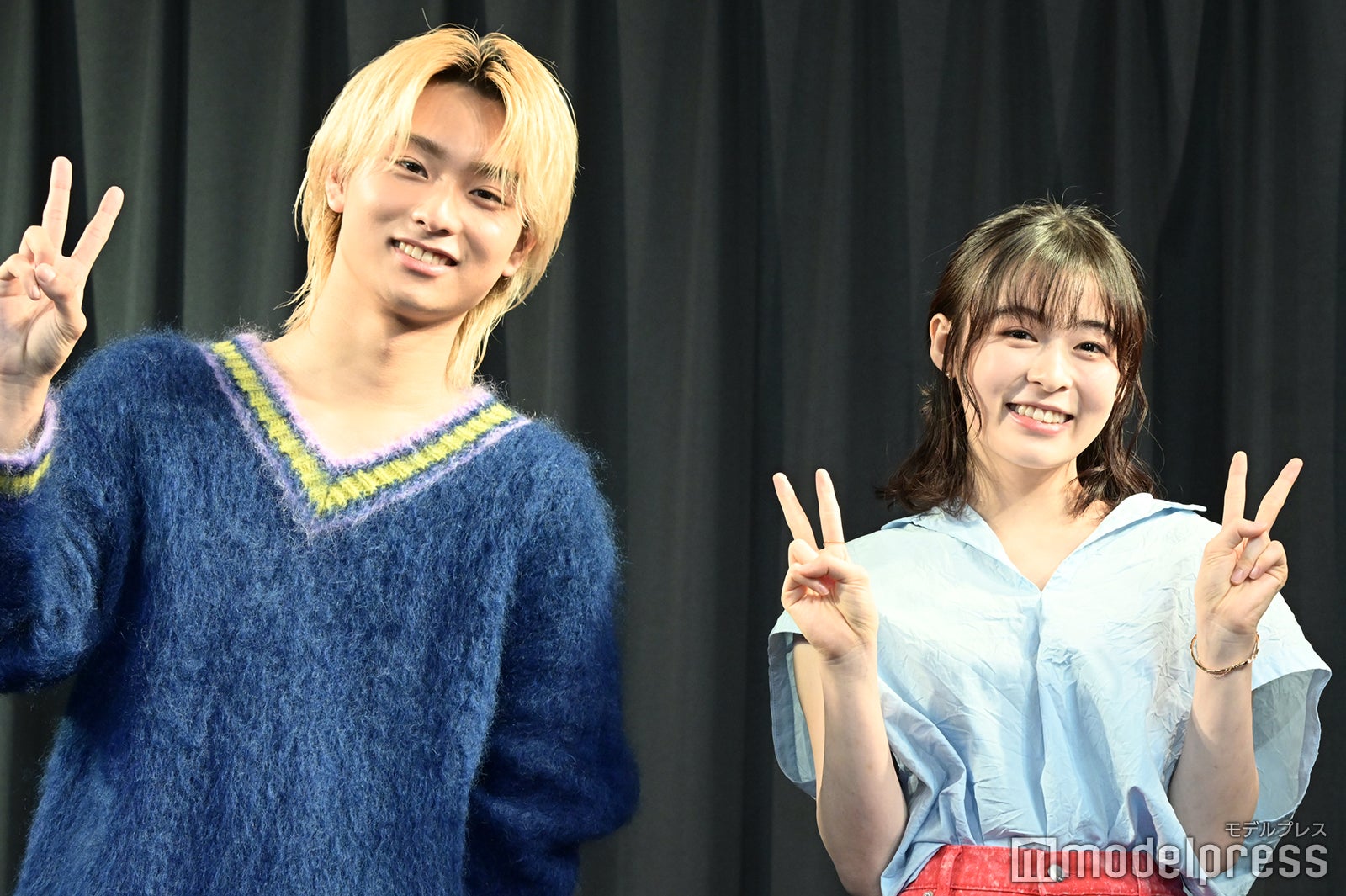 奥平大兼、森七菜（C）モデルプレス