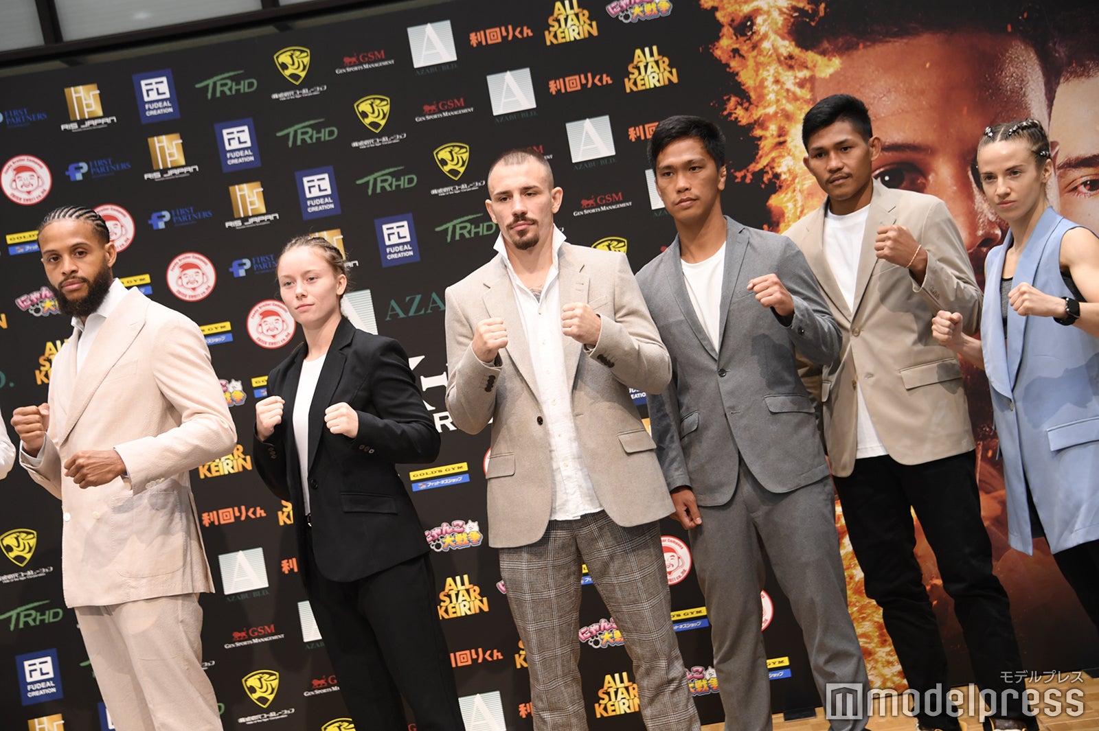 「AZABU PRESENTS K-1 WORLD GP 2023～スーパー・ウェルター級＆女子フライ級ダブルタイトルマッチ～」前日会見より（C）モデルプレス