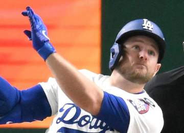 ドジャース 5番・マンシーが2打席連発 逆転された直後に反撃ののろし