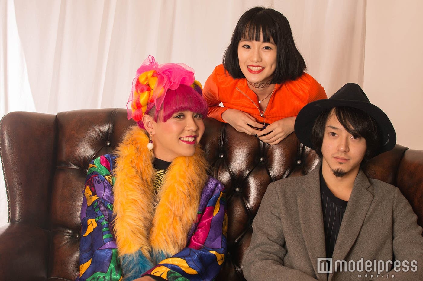 ぺえ、越野アンナ、西塚真吾(C)モデルプレス