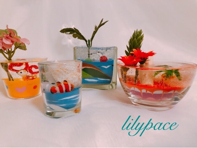 ジェルサンドアート作り （提供画像）