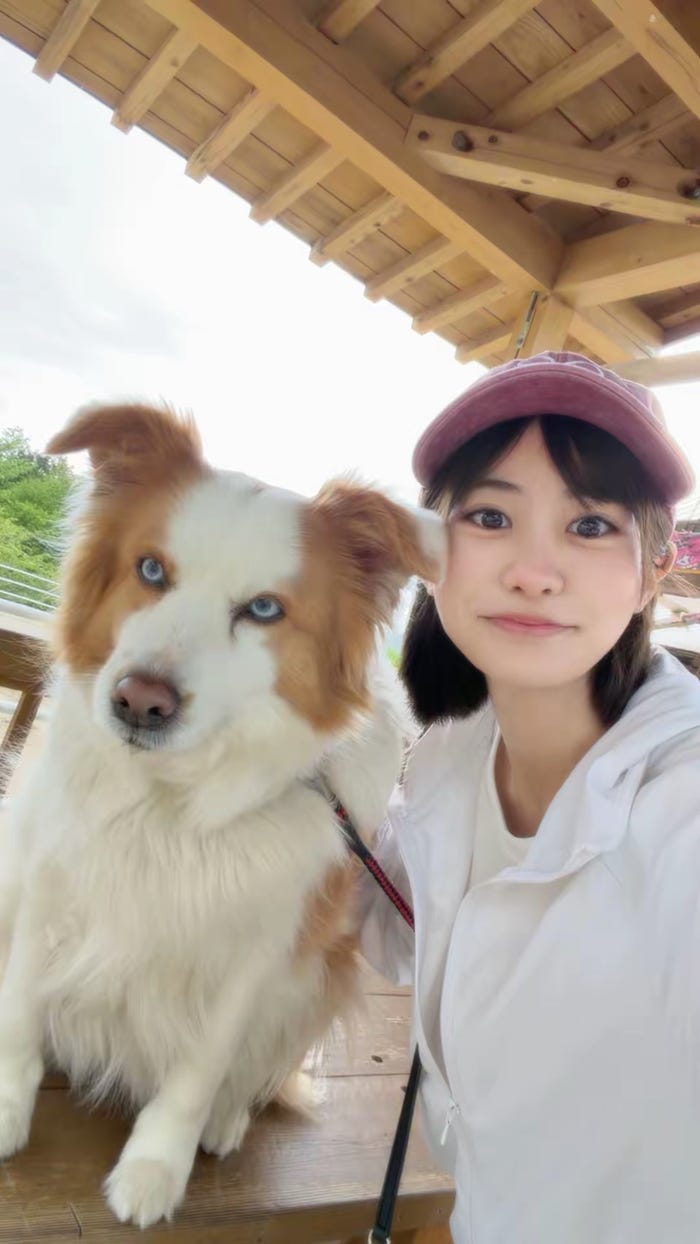竹田えみり「自然と美味しいものに癒されたGW」(提供写真)