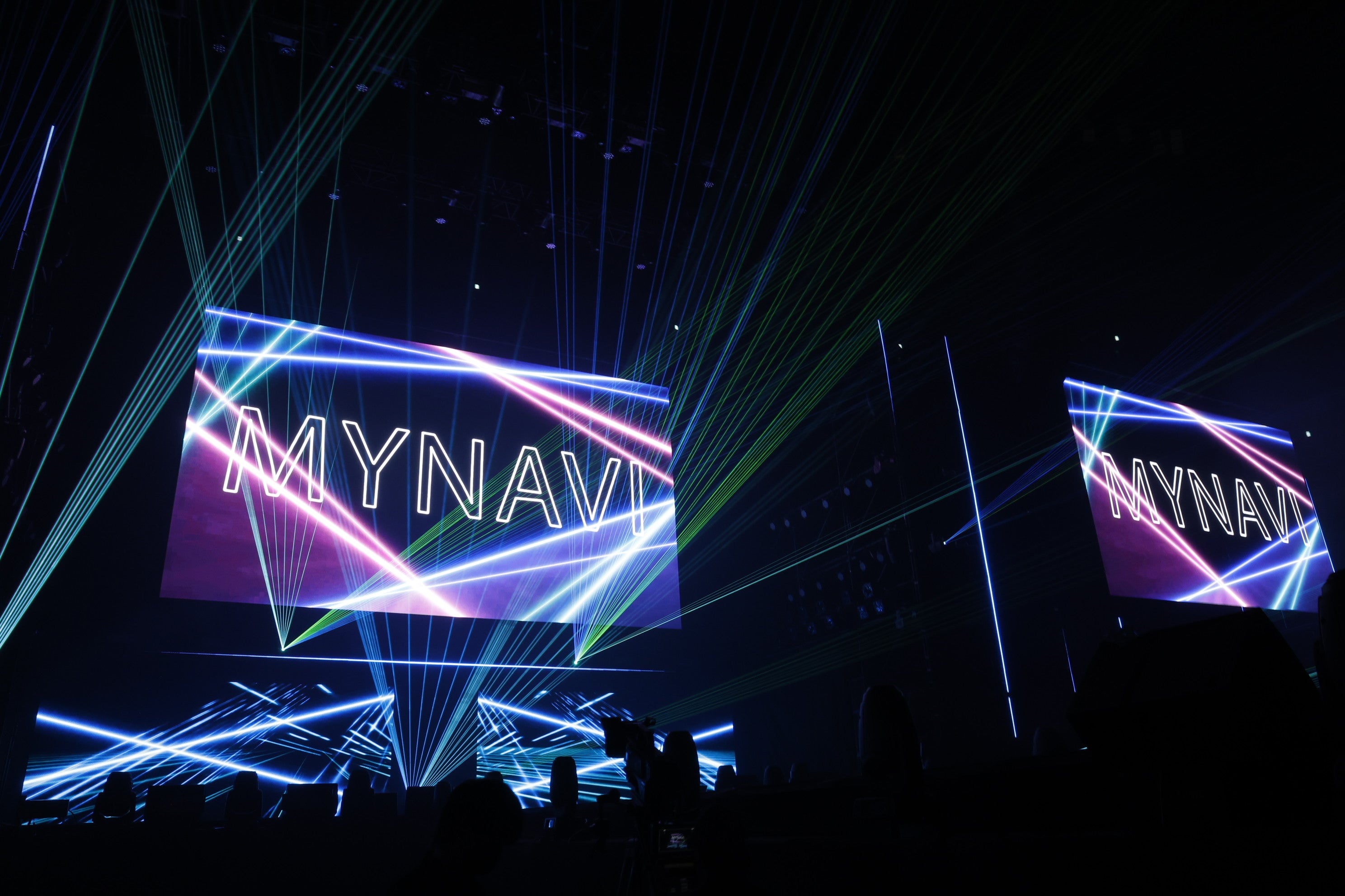 レーザーショーの様子（提供画像）