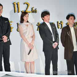 （左から）千葉雄大、北川景子、田中圭、成田凌 （C）モデルプレス