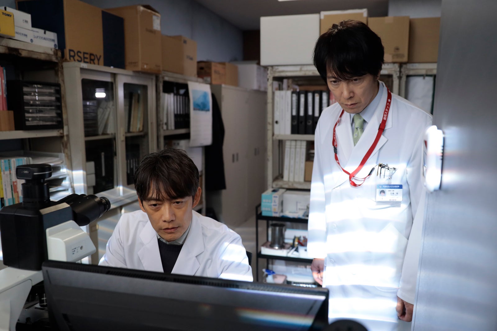 反町隆史、佐々木蔵之介「グレイトギフト」第7話より（C）テレビ朝日