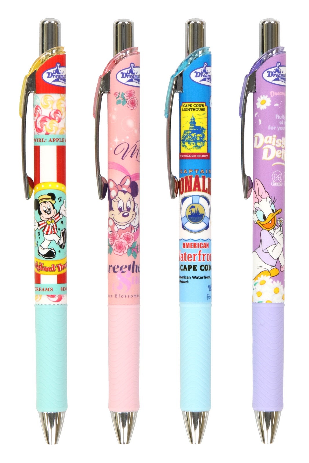 ボールペン〈エナージェル〉セット¥1,600（C）Disney