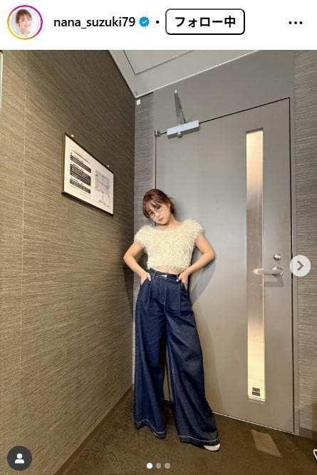 鈴木奈々Instagramより