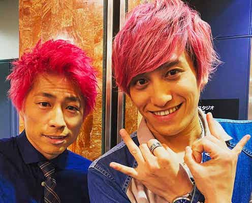 ロンブー田村淳&EXIT兼近大樹、“新旧”派手髪2ショットが話題