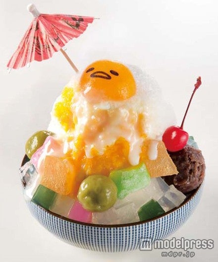 「ぐでらっくすかき氷／マンゴーミルク」1,150円（税抜き）画像提供：サンリオ【モデルプレス】