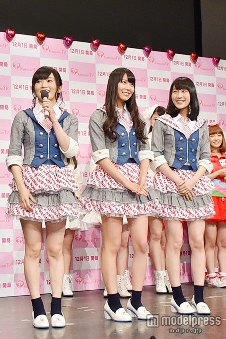 NMB48（左から：山本彩、白間美瑠、矢倉楓子）