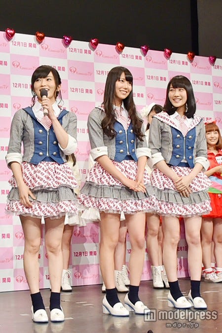 NMB48(左から:山本彩、白間美瑠、矢倉楓子)