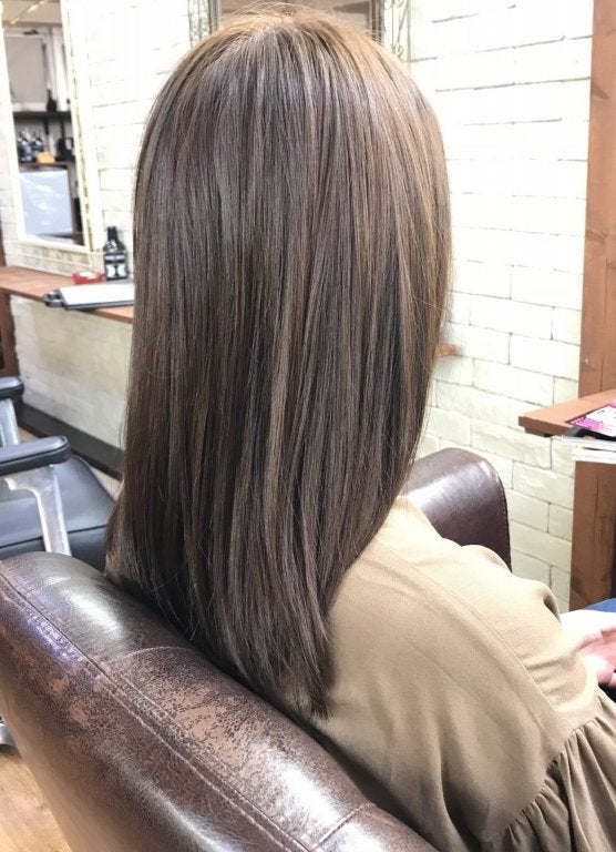 お客様例③髪を柔らかく見せたい