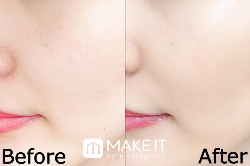 MiMC／ミネラルクリーミーファンデーション／103 ベージュ 使用 (C)メイクイット