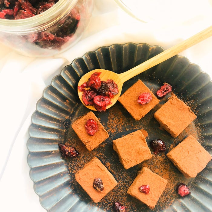 クランベリーの生チョコレート/画像提供:柏原歩