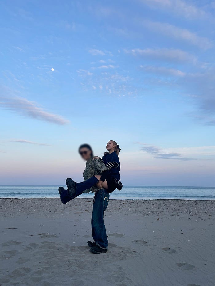 ひかりんちょの夫、ひかりんちょ(提供写真)