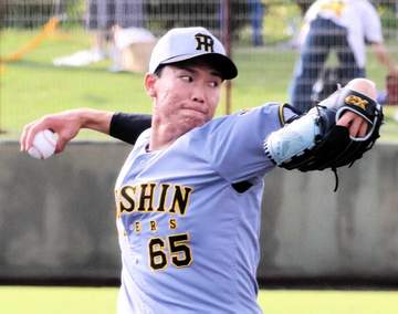 阪神・湯浅 再始動1回0封 8.23以来実戦「状態を上げられるように頑張りたい」