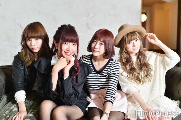 Silent Siren(左から)あいにゃん、ひなんちゅ、すぅ、ゆかるん/(C)モデルプレス