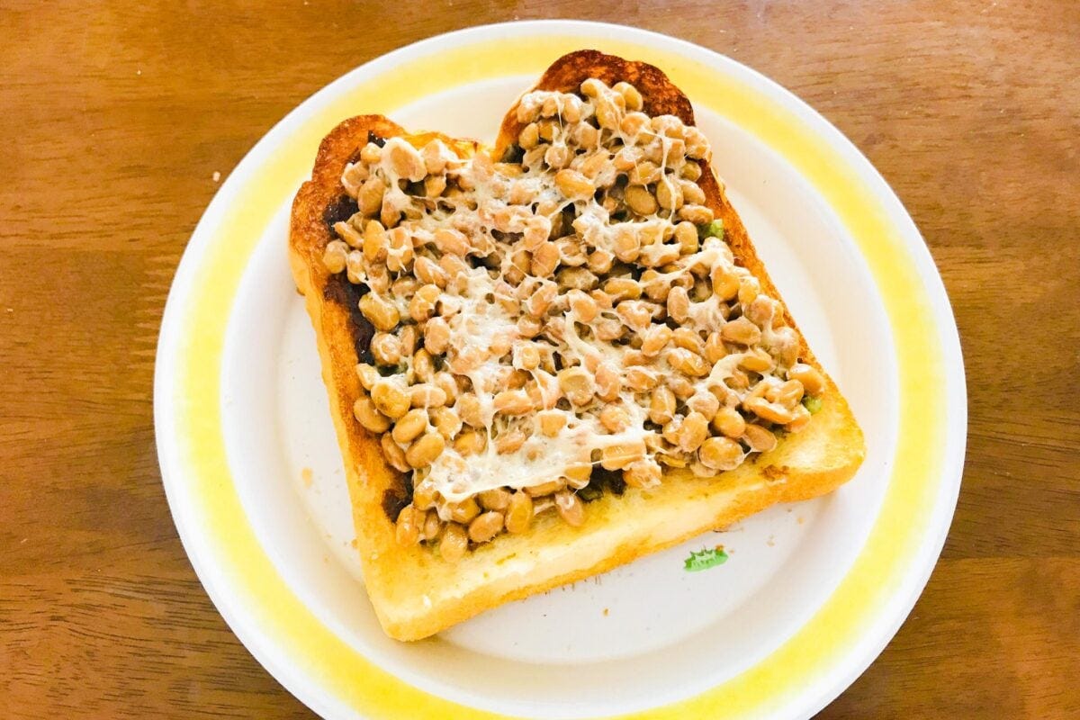 納豆トースト