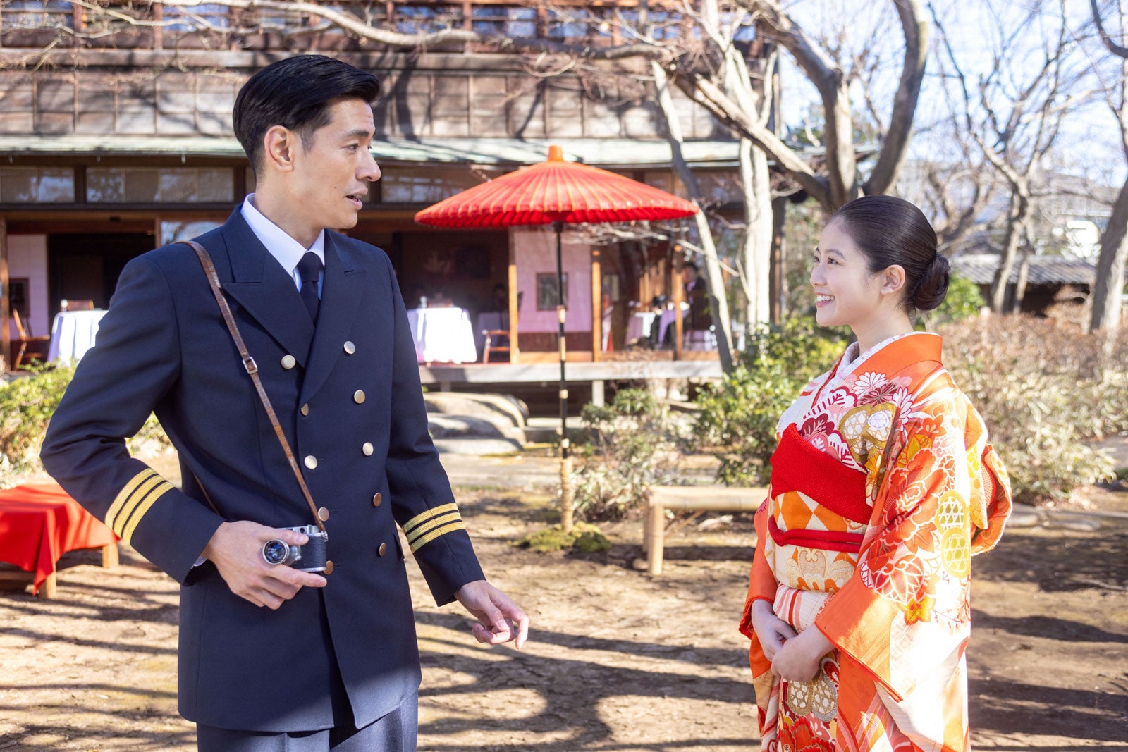 中島歩、今田美桜「あんぱん」（C）NHK