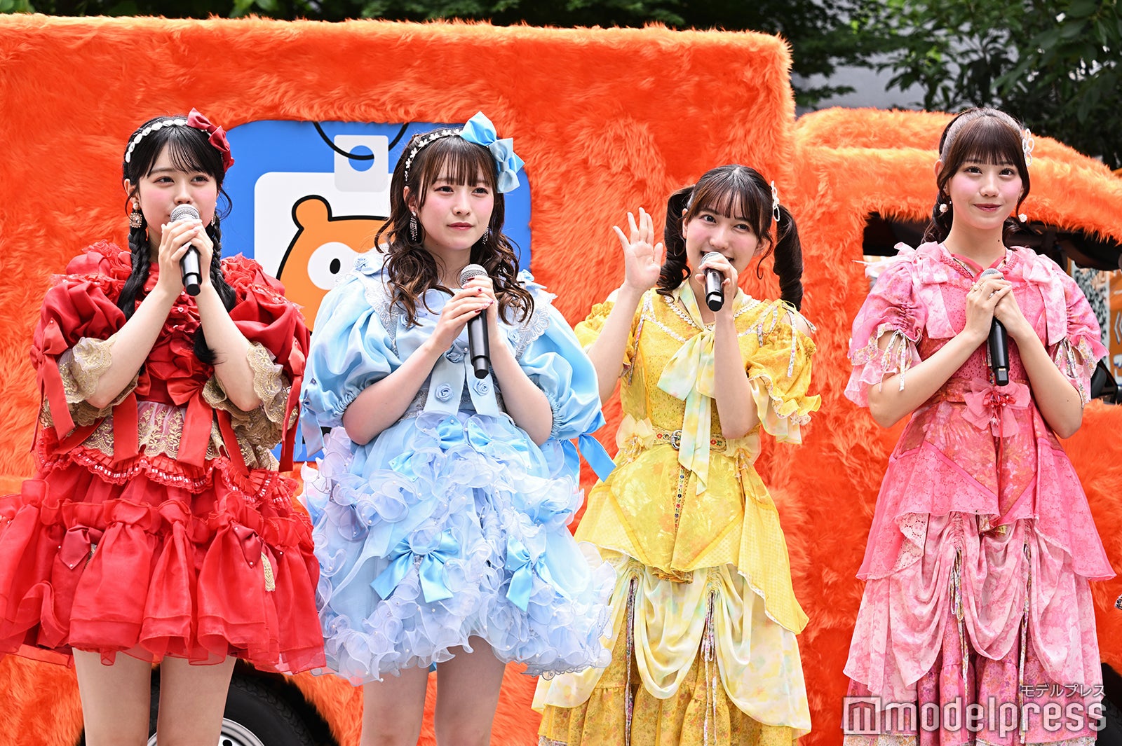 佐野愛花、梅田みゆ、山内咲奈、白石まゆみ（C）モデルプレス