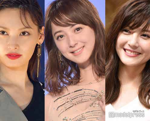 佐々木希&大政絢&佐藤ありさ「non-no」出身“最強美女トリオ”が再会