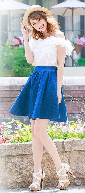 2WAY☆フリルブラウストップス「神戸レタス」2490円(税込)