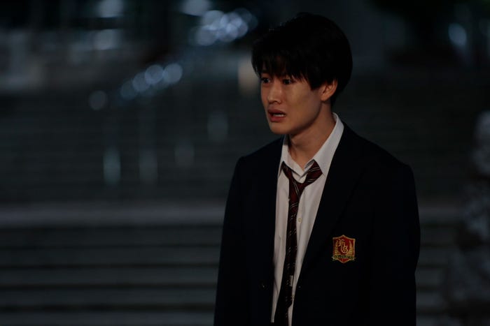 山時聡真「最高の教師 1年後、私は生徒に■された」第2話より(C)日本テレビ