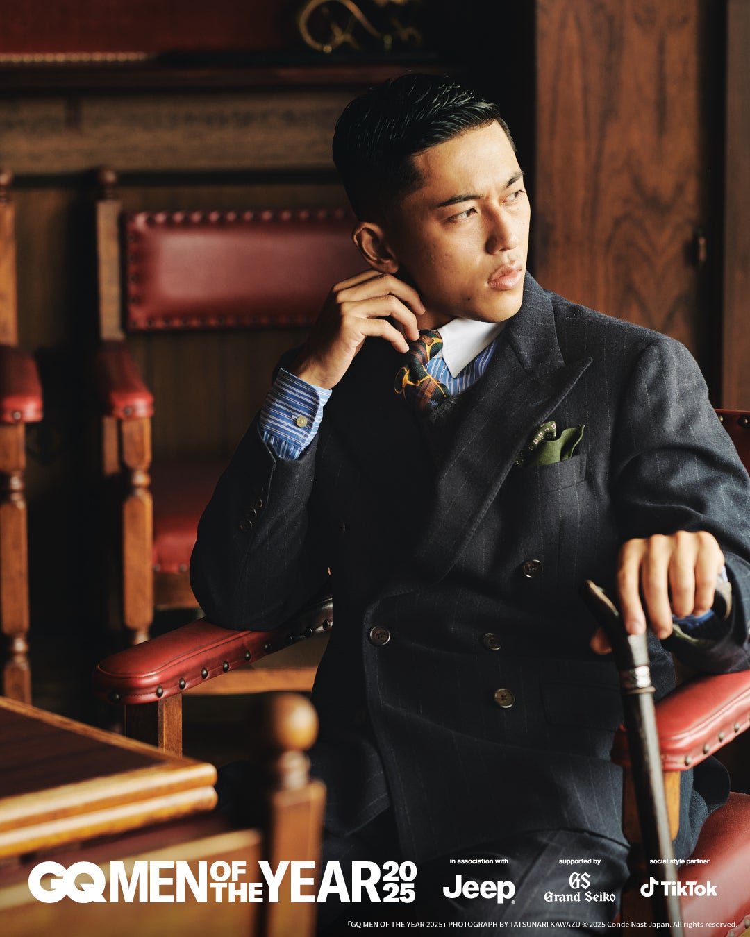 小田凱人選手（C）2025 Condé Nast Japan. All rights reserved.