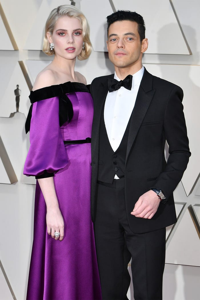 ルーシー・ボーイントン、ラミ・マレック (photo:Getty Image)