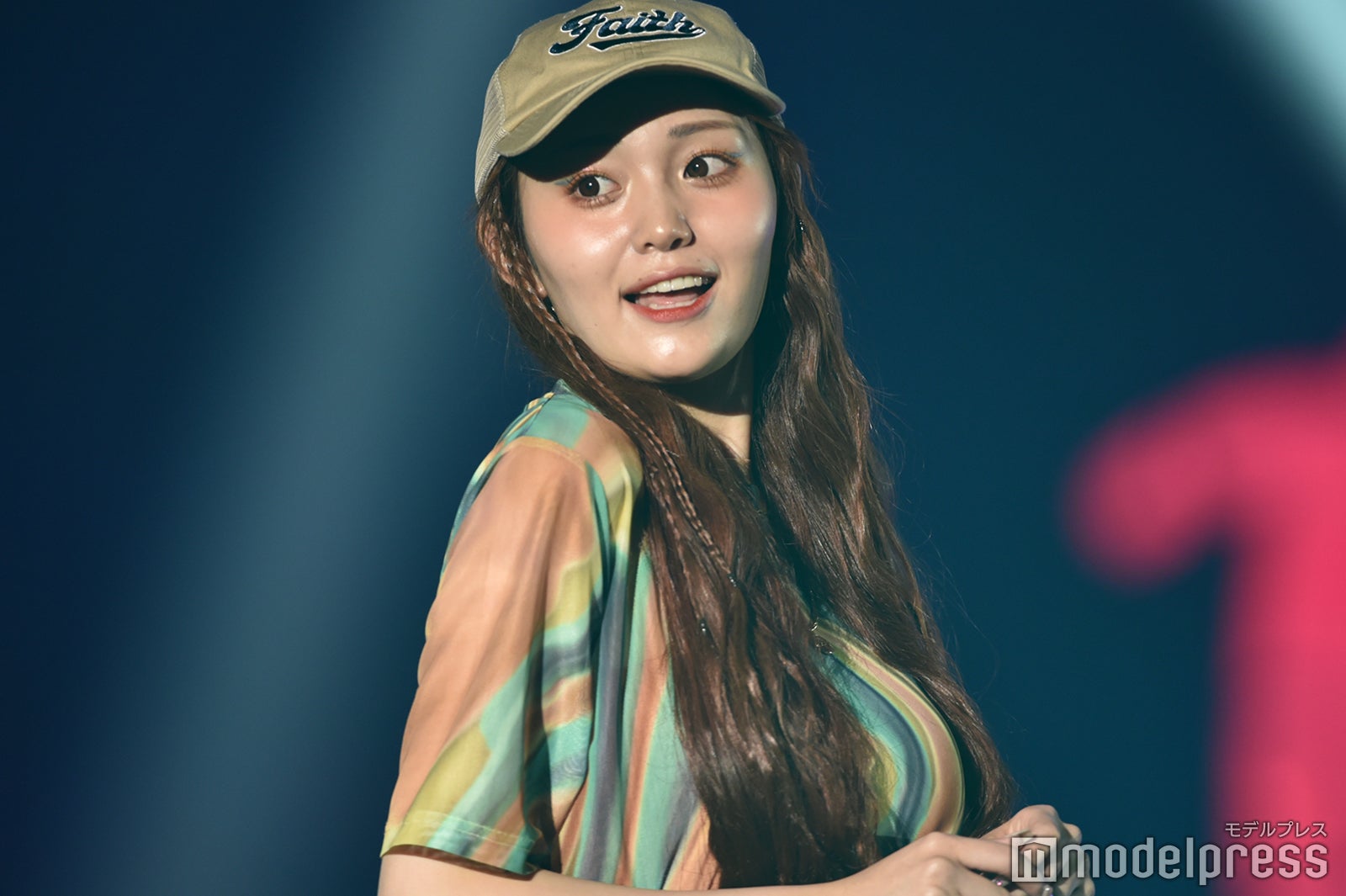 「今日好き」野咲美優、大胆スリットからのぞく美脚に視線集中＜TGC teen 2023 Summer＞