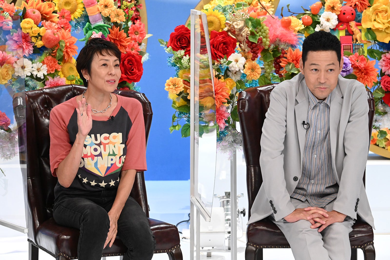 RIKACO、東野幸治（C）テレビ朝日